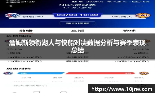 詹姆斯领衔湖人与快船对决数据分析与赛季表现总结